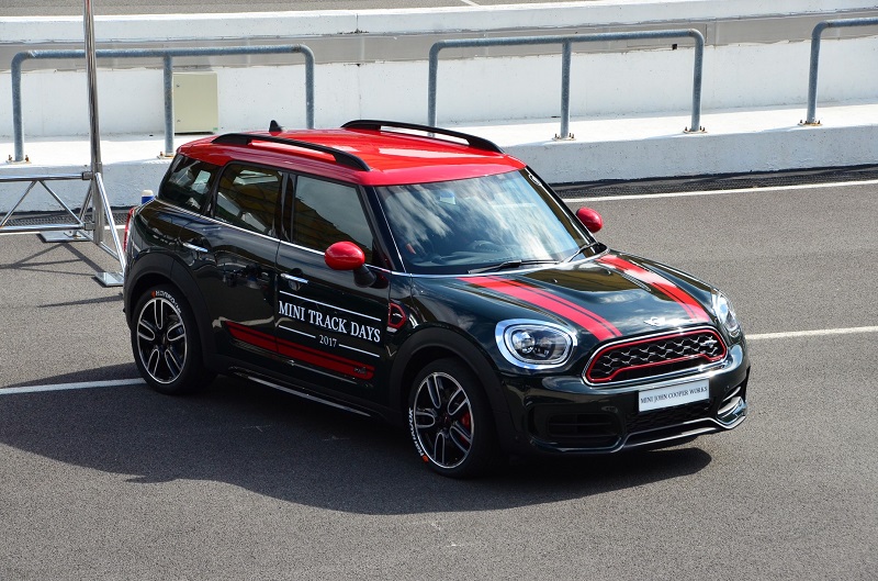 Note the roof rails of the Mini John Cooper Works. — Picture by YS Khong