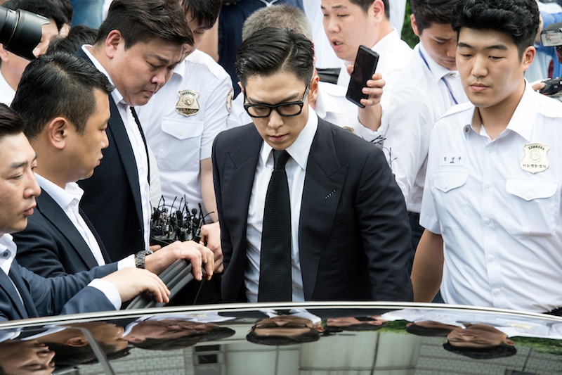 T.O.P, a member of South Korea's boy band Big Bang, leaves a court in Seoul, South Korea, July 20, 2017. u00e2u20acu201du00c2u00a0Reuters pic 