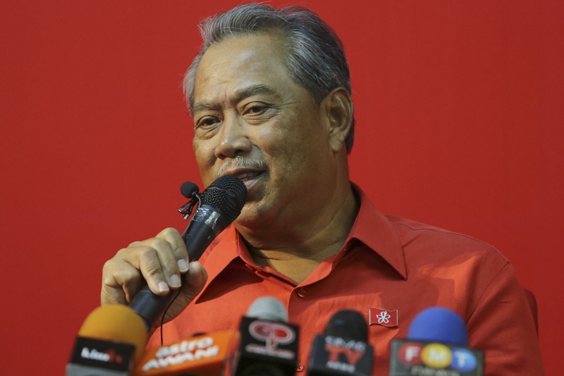 PPBM President Tan Sri Muhyiddin Yassin speaks during a press conference in Petaling Jaya July 19, 2017. u00e2u20acu201d Picture by Yusof Mat Isa