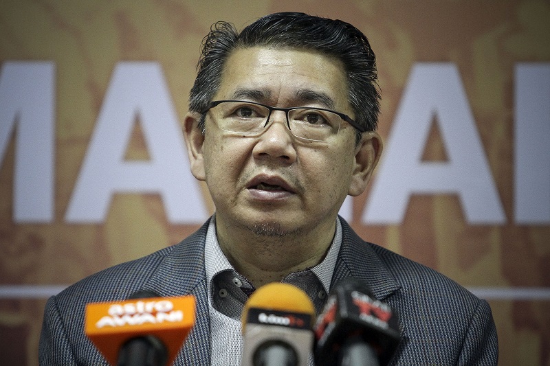 Amanah Deputy President Salahuddin Ayub speaks during a press conference at Wisma Amanah Negara in Kuala Lumpur July 3, 2017. u00e2u20acu201d Picture by Yusof Mat Isa