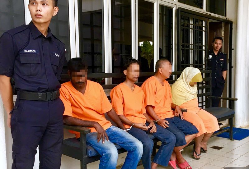 The mother and brother of a two-year-old girl found dead in a rented room at Jalan Ros are ordered to be remanded for seven days by the Magistrate's Court in Segamat, July 10, 2017. u00e2u20acu201d Bernama pic