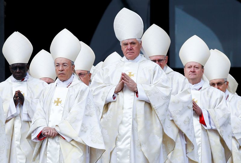 Cardinal Gerhard Ludwig Muller of Germany arrives at the mass for a canonisation celebrated by Pope Francis in Saint Peter's Square at the Vatican October 18, 2015. u00e2u20acu201d Reuters pic