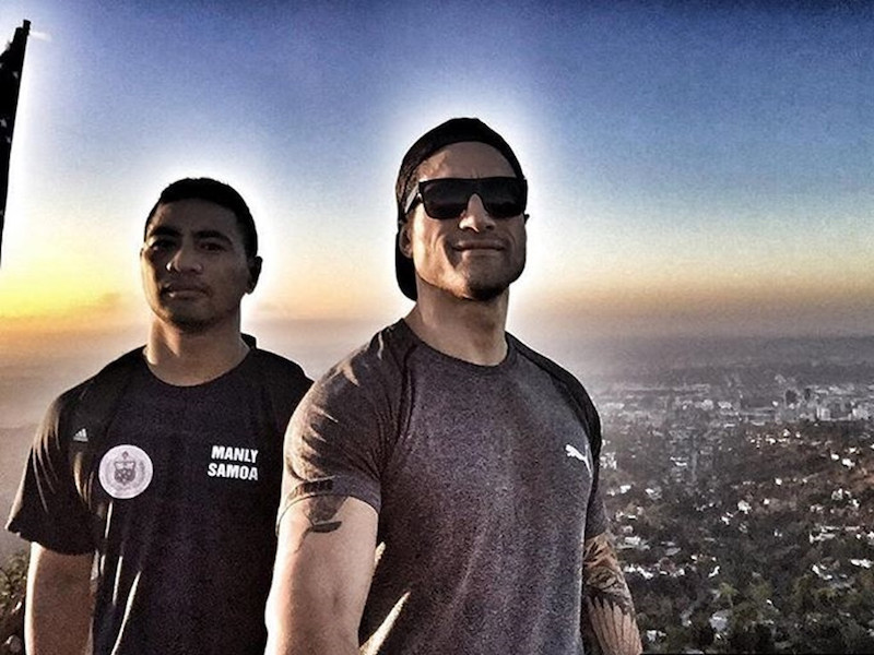 Joe Naufahu (right) with fellow New Zealand actor, Beulah Koale. u00e2u20acu201d Handout via CinemaOnline