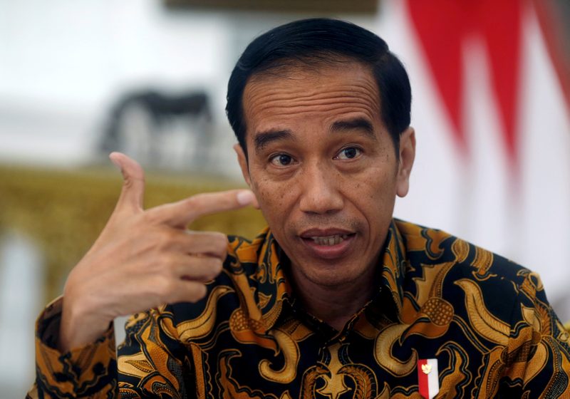 Indonesia's President Joko Widodo gestures during an interview in Jakarta July 3, 2017. u00e2u20acu201d Reuters pic