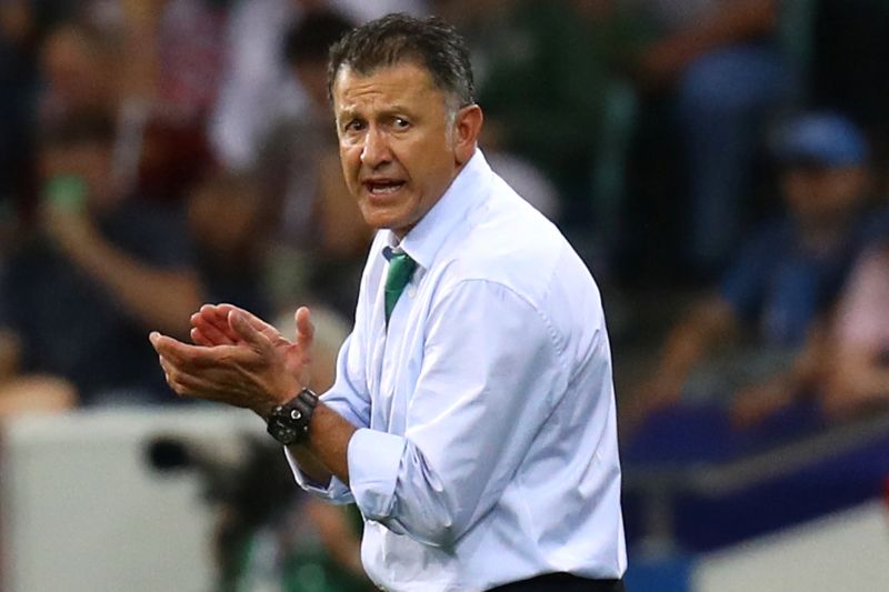 Mexico coach Juan Carlos Osorio is banned for six matches. u00e2u20acu2022 Reuters pic