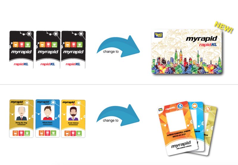 The migration to the new MyRapid TnG cards is to facilitate seamless travel on all Rapid KL networks including Phase Two of the MRT Sungai Buloh-Kajang Line. u00e2u20acu201d Picture courtesy of myrapid.com.my