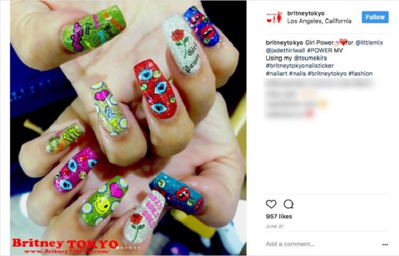Britney Tokyo on Instagram. — AFP pic