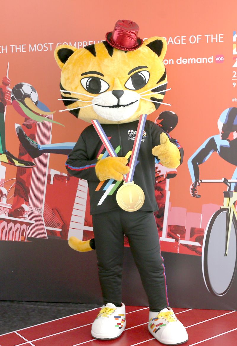 Meet Rimau, the official mascot for the Kuala Lumpur 2017 SEA Games and Asean Para Games. u00e2u20acu201d Picture by Razak Ghazali and Mukhriz Hazim