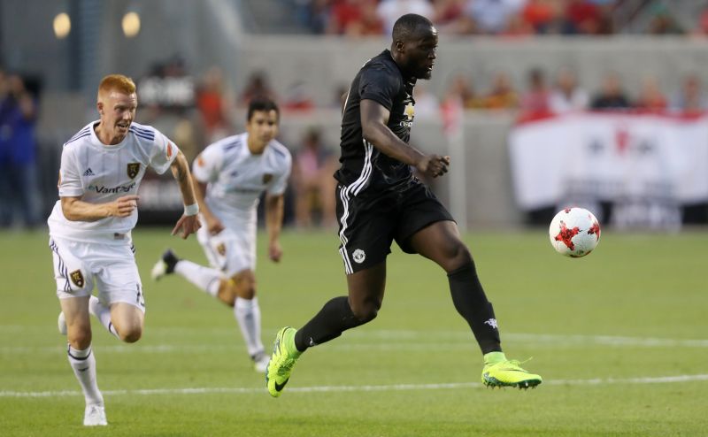 Romelu Lukaku has scored his first goal in a Manchester United shirt against Real Salt Lake in Utah. u00e2u20acu2022 Reuters pic