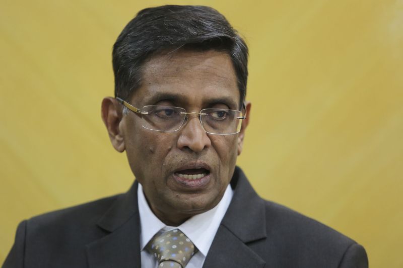Datuk Seri Dr S. Subramaniam speaks during a press conference at the Ministry of Health in Putrajaya July 5, 2017. u00e2u20acu2022 Picture by Yusof Mat Isa
