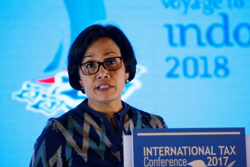 Indonesiau00e2u20acu2122s Finance Minister Sri Mulyani Indrawati speaks during the International Tax Conference in Jakarta, Indonesia, July 12, 2017. u00e2u20acu201d Reuters pic