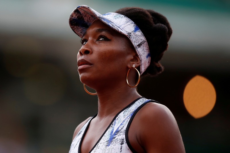 Venus Williams during the French Open in Paris June 2, 2017. Williams is facing a lawsuit arising from a fatal road accident. u00e2u20acu201d Reuters pic