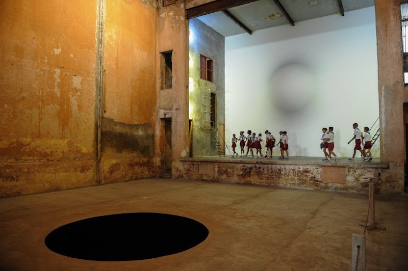 School children take part in an art workshop at the u00e2u20acu02dcArte Continuau00e2u20acu2122 gallery in Havana June 12, 2017. u00e2u20acu201d AFP pic