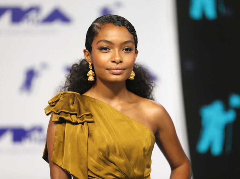 Yara Shahidi arrives at the 2017 MTV Video Music Awards in Inglewood, California, August 27, 2017. — Reuters pic