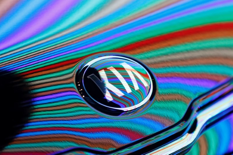 The logo of Kia Motor is seen during an unveiling ceremony for Kia Motoru00e2u20acu2122s The New Soul in Seoul August 22, 2016. u00e2u20acu201d Reuters pic