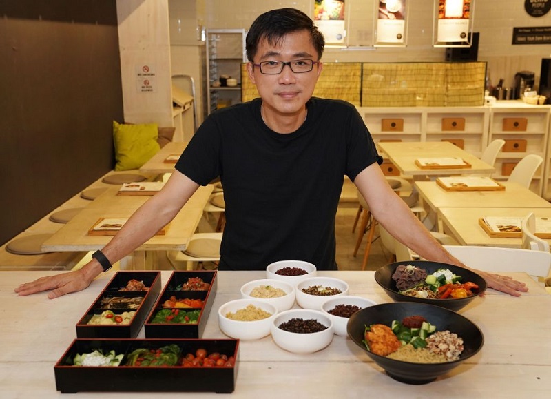 Dr Chan Tat Hon who conducts lifestyle modification programmes for diabetics has taken his passion for healthy eating into a restaurant serving healthier food options. u00e2u20acu201d TODAY pic