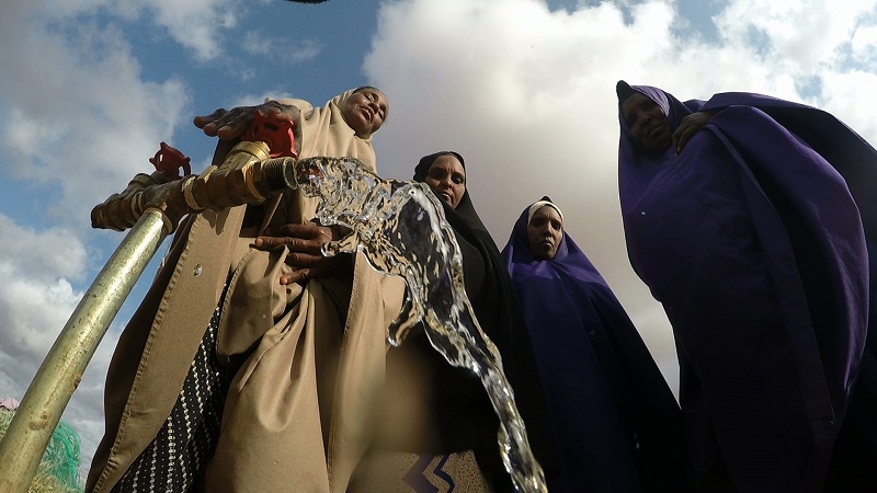 Women drawing water from a hand-dug well in Alimao, Kenya, February 2017, in this picture by Charles Kariuki, World Vision. u00e2u20acu201d Thomson Reuters Foundation