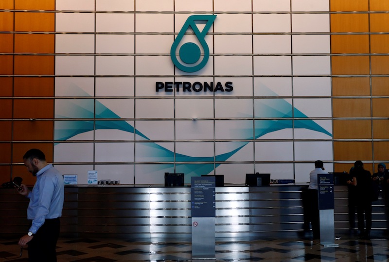A Petronas logo at their office in Kuala Lumpur, Malaysia August 15, 2017. u00e2u20acu201d Reuters pic 