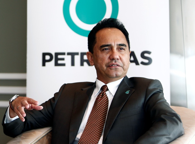 Petronas CEO Datuk Wan Zulkiflee Wan Ariffin speaks during an interview at their office in Kuala Lumpur, Malaysia August 15, 2017. u00e2u20acu201d Reuters pic 