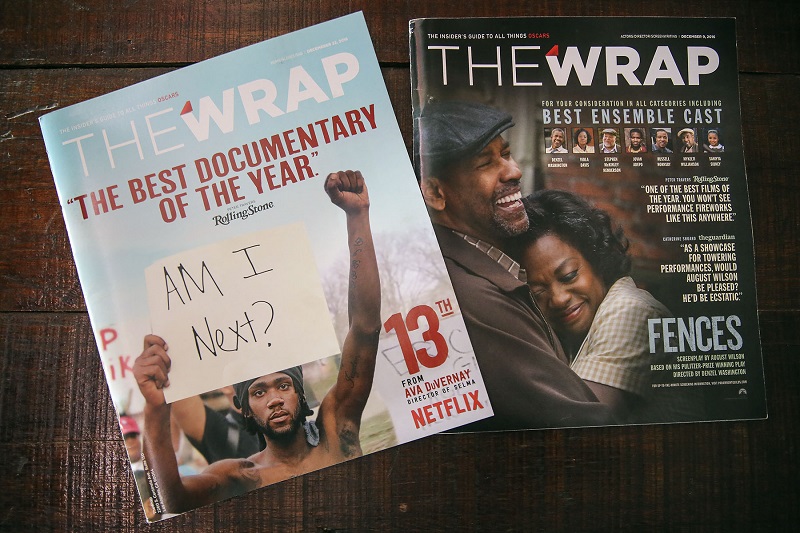 Examples of advertisements in the trade magazines of films campaigning for an Oscar nomination. 