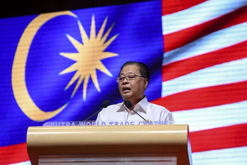 Rural and Regional Development Minister, Datuk Seri Ismail Sabri Yaakob speaking during the Village Committee Convention at PWTC Kuala Lumpur, August 22, 2017. u00e2u20acu201d Picture by Yusof Mat Isa