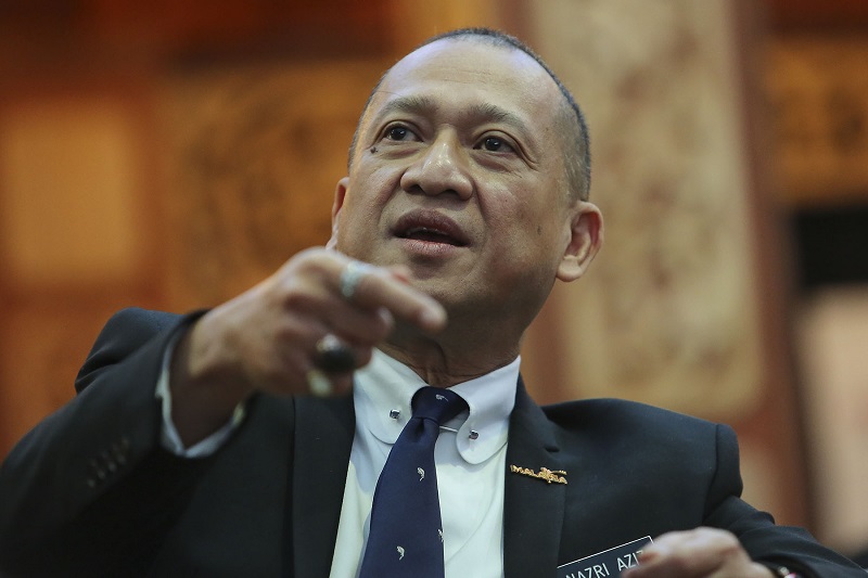 Tourism and Culture Minister Datuk Seri Mohamed Nazri Abdul Aziz speaks during a press conference after the launch of the Pasareka Project in Kuala Lumpur August 24, 2017. u00e2u20acu201d Picture by Yusof Mat Isa