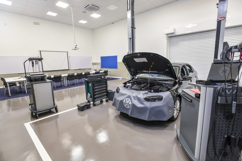 Classroom with the Technical Service Centre.