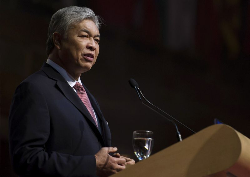 Datuk Seri Ahmad Zahid Hamidi speaks at the 'IAHR World Congress 2017' at Dewan Merdeka in Pusat Dagangan Dunia Putra (PWTC), Kuala Lumpur. u00e2u20acu2022 Bernama pic