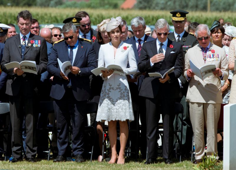 Britain's Prince Charles and Catherine the Duchess of Cambridge attend commemorations for the 100th anniversary of the battle of Passchendaele at Tyne Cot cemetery near Ypres in Belgium July 31, 2017. u00e2u20acu2022 Reuters pic