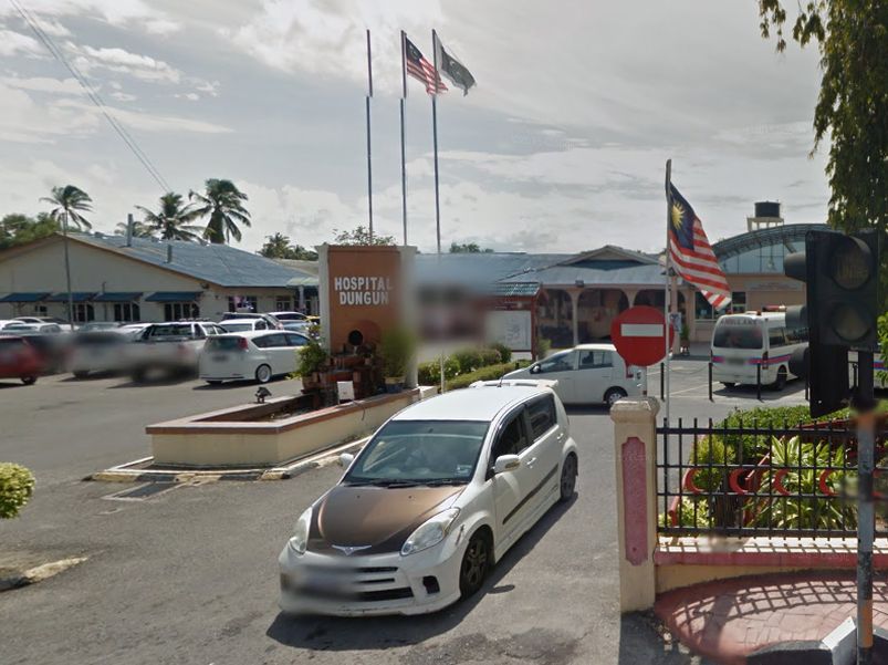 Seorang kanak-kanak mati disengat tebuan ketika diberi rawatan kecemasan di Hospital Dungun. u00e2u20acu201d Paparan skrin Google