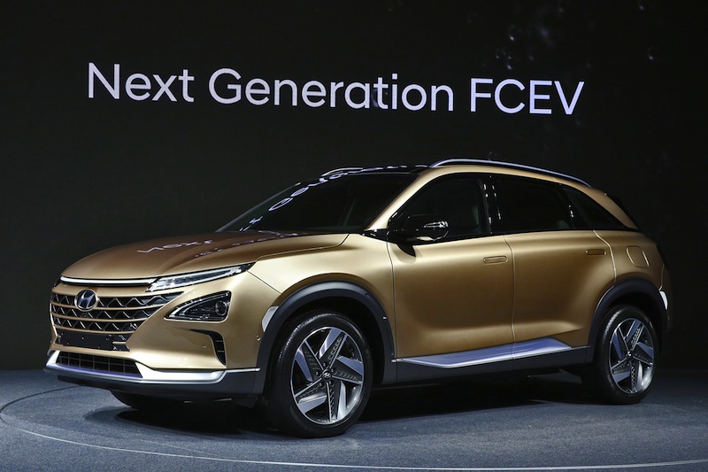 The close-to-production-ready Hyundai model showed off its impressive capabilities as well as its futuristic design. u00e2u20acu201d AFP pic 