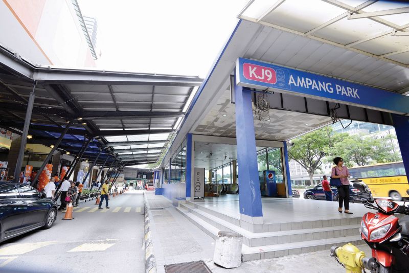 The LRT station is within walking distance to many prominent buildings. u00e2u20acu2022 Malay Mail pic