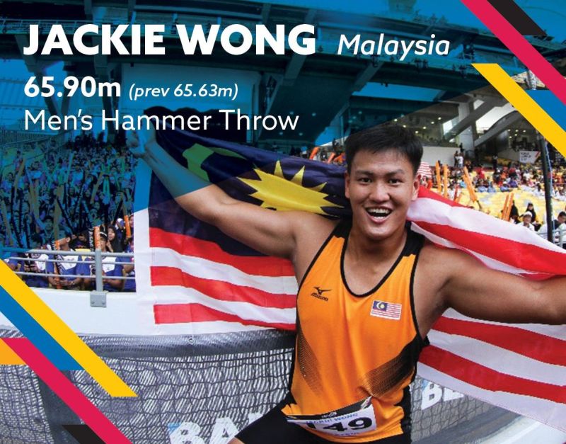 Wong is aiming to be the first Malaysian athlete to win a Commonwealth Games medal in the menu00e2u20acu2122s hammer throw event. u00e2u20acu201d Picture via Twitter/kl2017