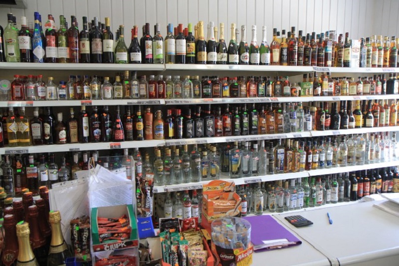 This file photo shows alcoholic drinks for sale in a store in the village of Debeikiai July 30, 2015. u00e2u20acu201d AFP pic