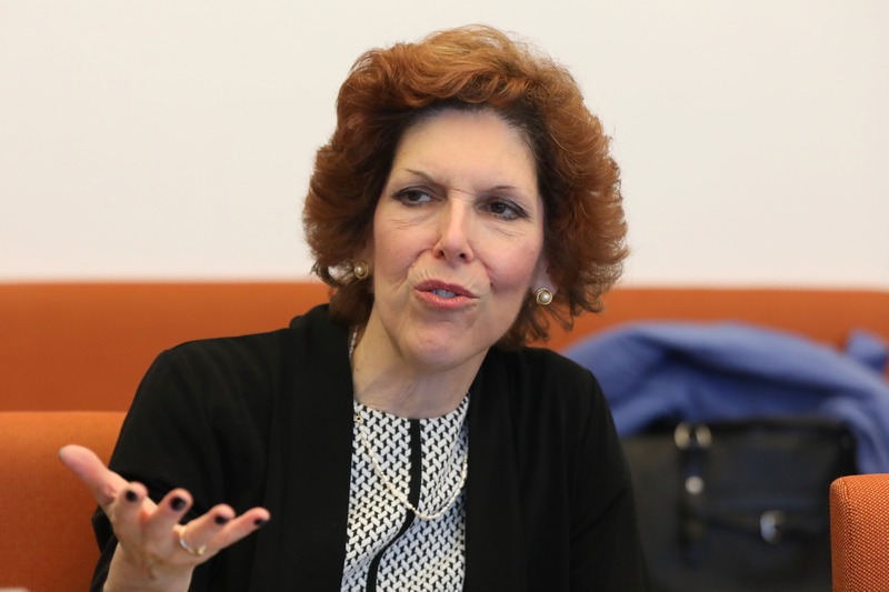 Loretta Mester, president of the Federal Reserve Bank of Cleveland, speaks during an interview in Manhattan, New York August 16, 2015. u00e2u20acu201d Reuters pic