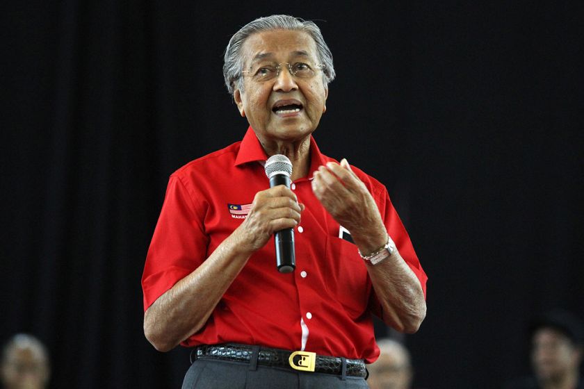 Tun Dr Mahathir Mohammad giving a speech during the Nothing 2 Hide 2.0 Forum at Raja Muda Musa Hall Shah Alam August 13, 2017 . u00e2u20acu201d Picture by Miera Zulyana