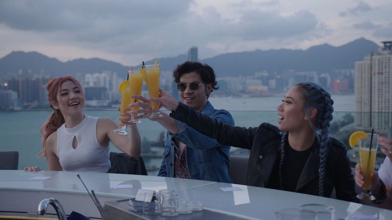 The Sam Willows were introduced by Hong Kong singer-actress Josie Ho to Skye Bar that provides a scenic view of the Victoria Harbour. u00e2u20acu201d Handout via TODAY