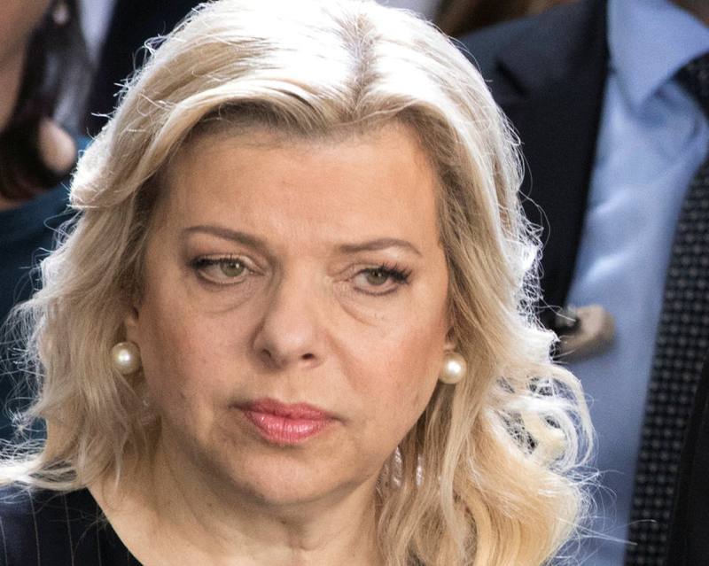 Israeli Prime Minister's wife Sara Netanyahu at a ceremony in Paris July 16, 2017. u00e2u20acu201d Reuters picn