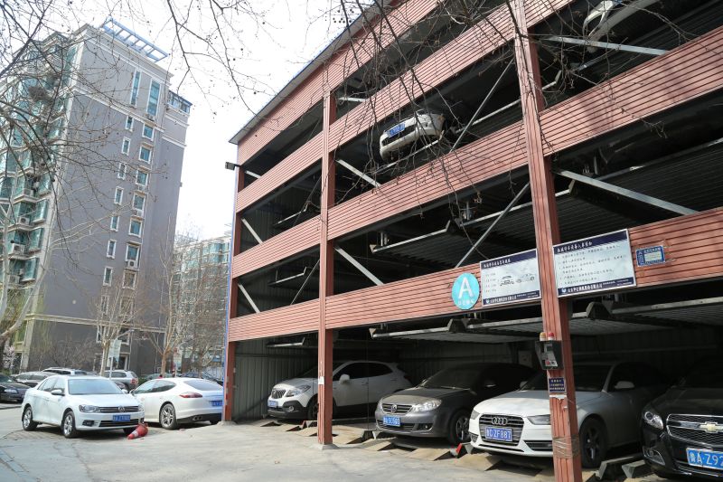 A multi-storey car park is seen next to an apartment building at a housing estate in Jinan, Shandong province, China March 12, 2017. u00e2u20acu201d Reuters pic