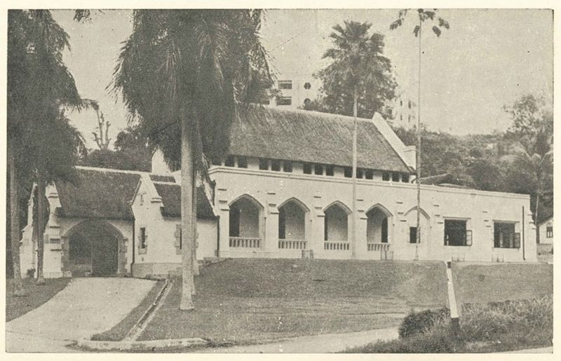 A side-view of the St Andrew's church building as seen in 1955 shows its structure remaining intact despite the Japanese occupation of Malaya. ― Picture courtesy of St Andrew's Presbyterian Church
