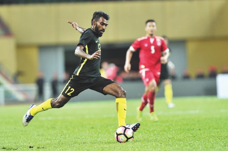 Thanabalan is main choice upfront for Young Tigers. u00e2u20acu201d Malay Mail file picture