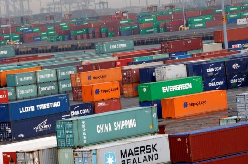 File picture shows shipping containers at the Port Newark Container Terminal in Newark, New Jersey, US on July 2, 2009. u00e2u20acu201d Reuters pic