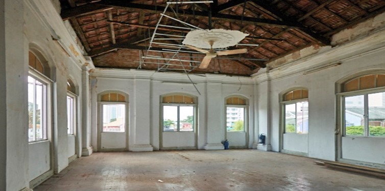 The Library before it was restored. — Picture courtesy of The Edison George Town