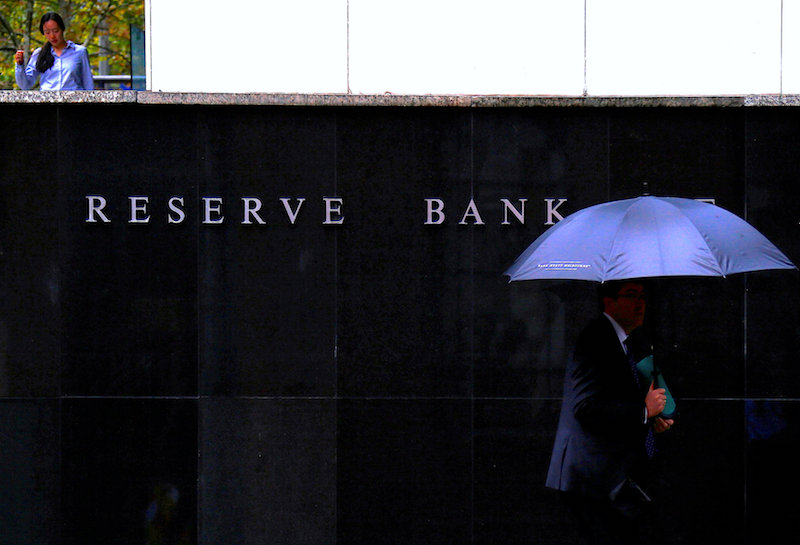 Pedestrians walk past the Reserve Bank of Australia building in central Sydney March 7, 2017. u00e2u20acu201d Reuters pic