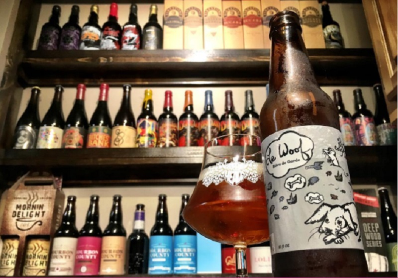 Le Woof Biere de Garde from Off Colour Brewing, Midwest Chicago. u00e2u20acu201d Picture via Instagram