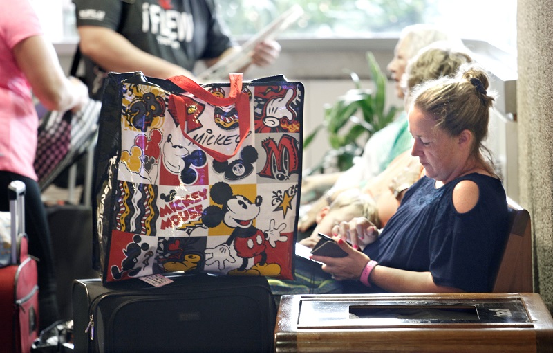 Tourists visiting central Florida wait for their flight to depart at Orlando International Airport, ahead of Hurricane Irma making landfall in the state, September 9, 2017. u00e2u20acu201d Reuters pic