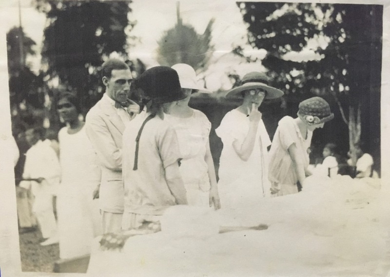 The Ladiesu00e2u20acu2122 Work Party hold yet another Sale of Work within church grounds to raise funds for the church, as seen during the 1923-1928 period. u00e2u20acu201d Picture courtesy of St Andrewu00e2u20acu2122s Presbyterian Church