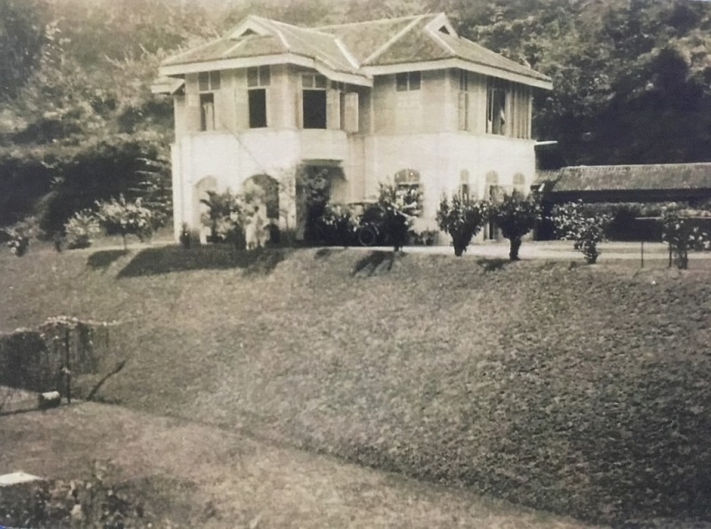 The manse as seen in 1923 with a tennis court then; the Ladies’ Work Party’s efforts paid off almost three quarters of the $22,710 bill for the manse and the manse’s land in eight years. — Picture courtesy of St Andrew’s Presbyterian Church