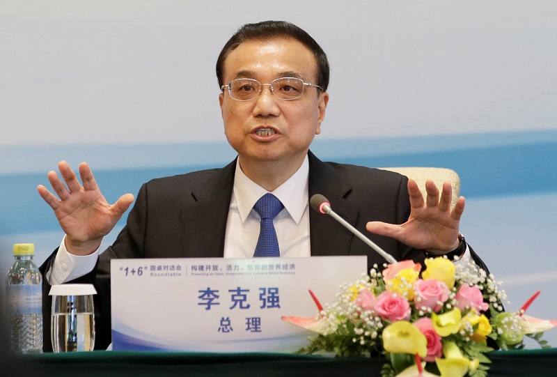 Chinau00e2u20acu2122s Premier Li Keqiang speaks during a news conference of The 1+6 Round Table Dialogue meeting at Diaoyutai State Guesthouse in Beijing September 12, 2017. u00e2u20acu201d Reuters pic
