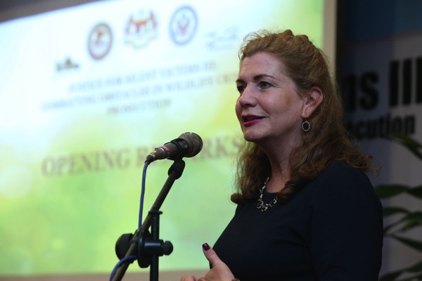 US Embassy legal adviser Karyn Kenny said the full significance of the illegal wildlife trade was not appreciated.